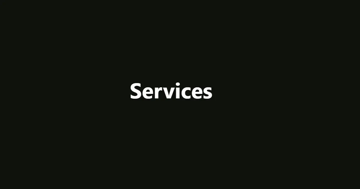 Services   